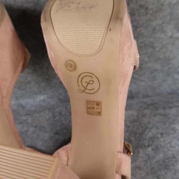 Chinese Laundry Shoes Womens 8 Sandals Platform Block Heel Studded Strap Fashion - Picture 15 of 15